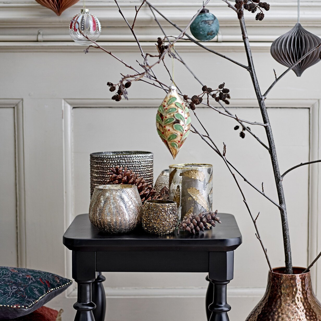 BLOOMINGVILLE EDGAR Small Gold Vase