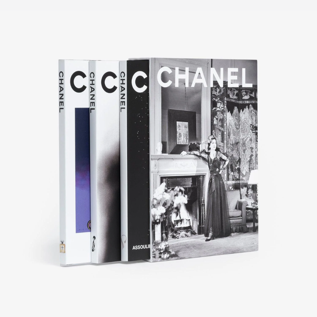 ASSOULINE Chanel Set Of Three: Fashion,Jewelry, Perfume Book