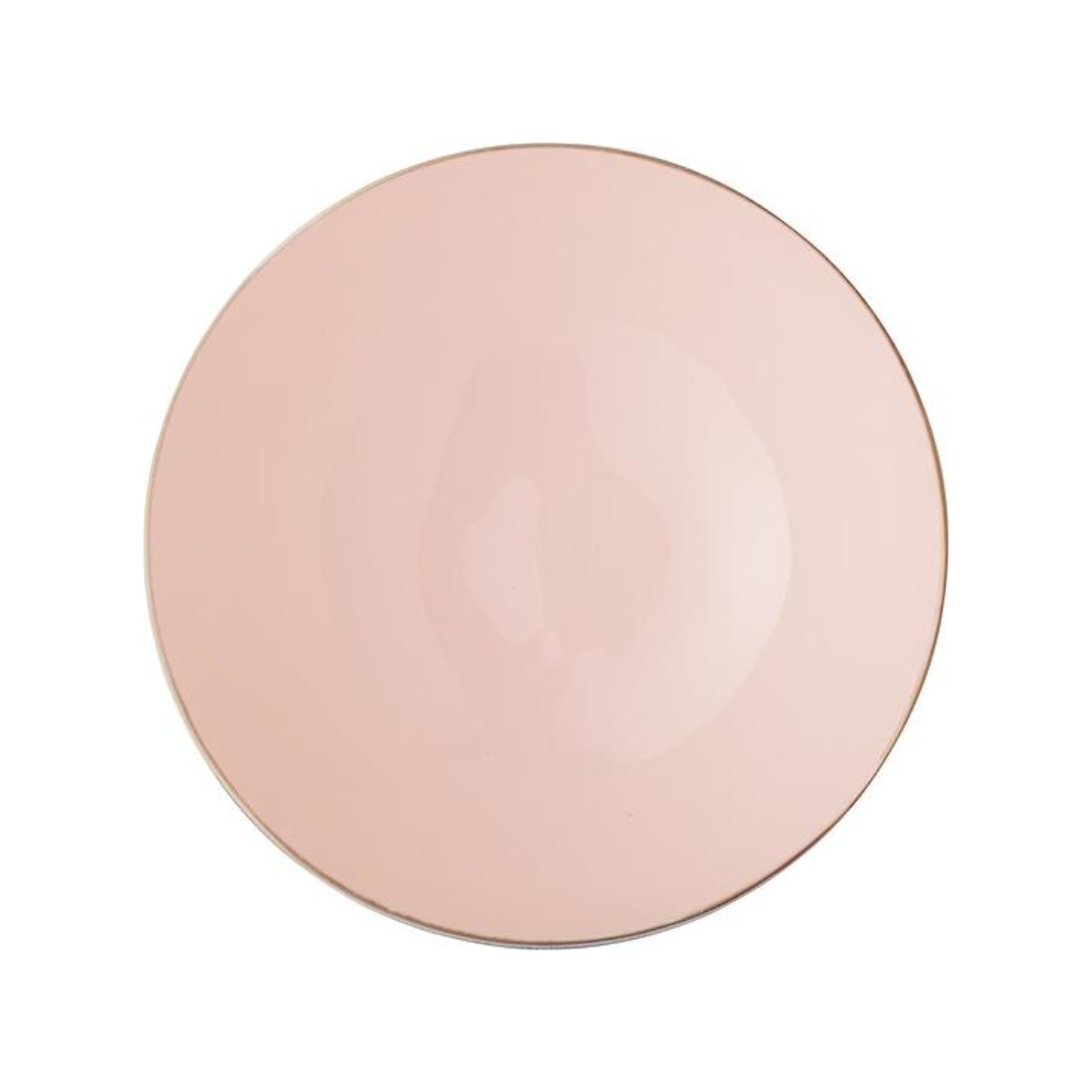 BLOOMINGVILLE Large Pink Bowl