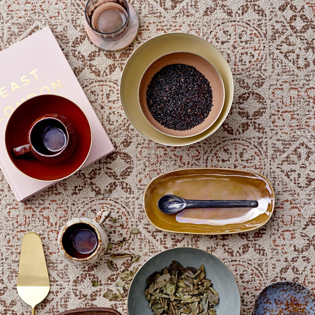 BLOOMINGVILLE Large Pink Bowl