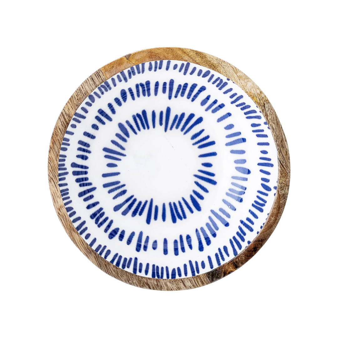 Bowl Blue Mango D20xH65 cm