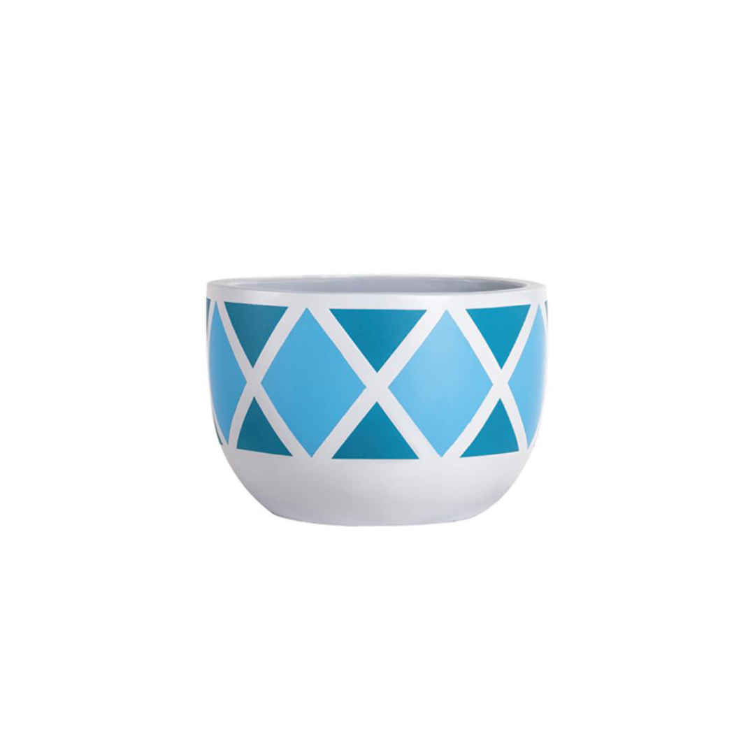 White Double Blue 26x18 S