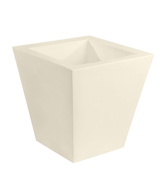 VONDOM CONO CUADRADO Square ECRU Pot
