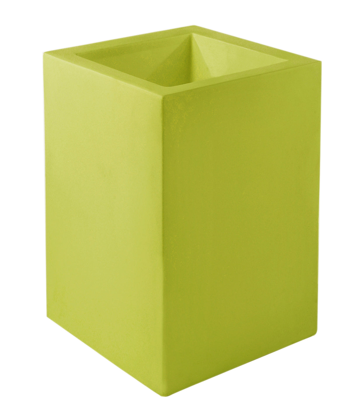 VONDOM CUBO Rectangle Small Green Pot