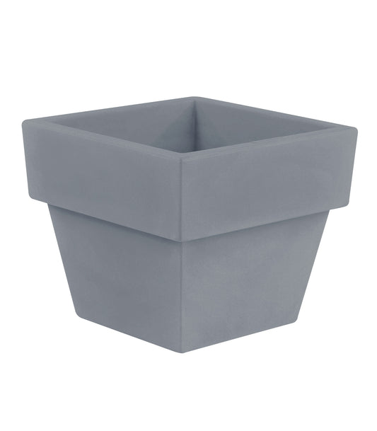 VONDOM VASO CUADRADO Large Silver Pot
