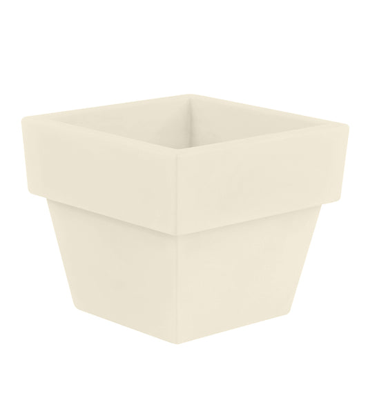 VONDOM VASO CUADRADO Large Ecru Pot