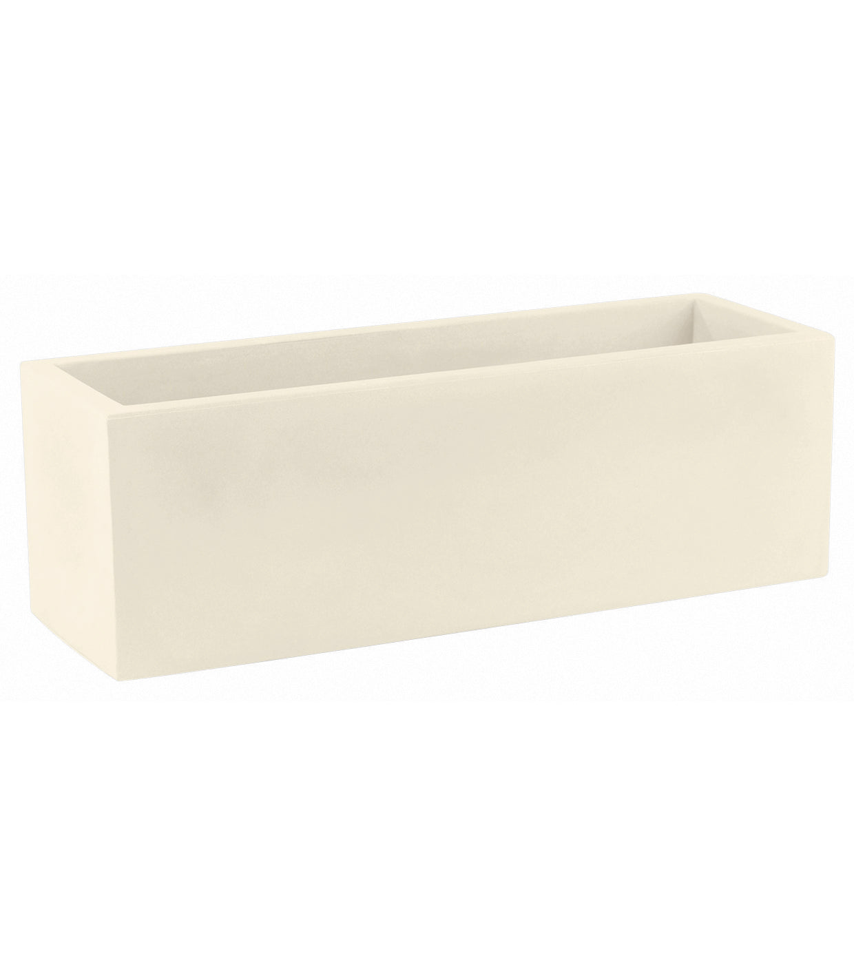 VONDOM JARDINIERE Rectangle Medium Ecru Pot