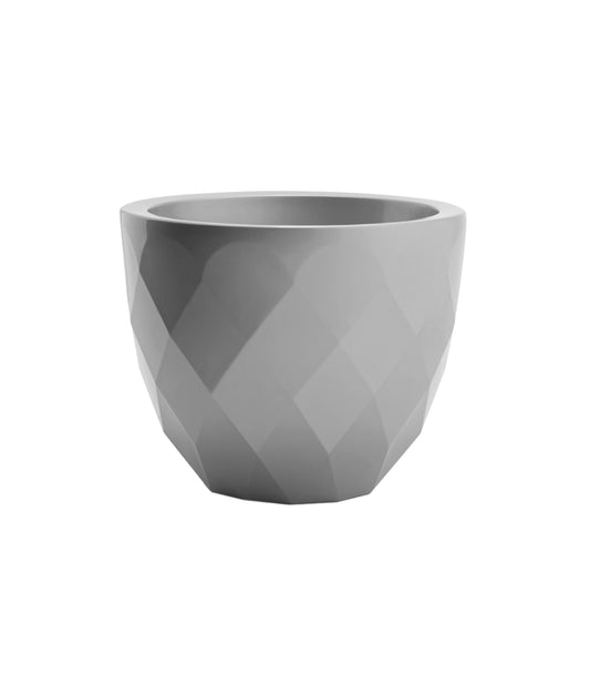 VONDOM VASES Medium Lacquered Silver Pot