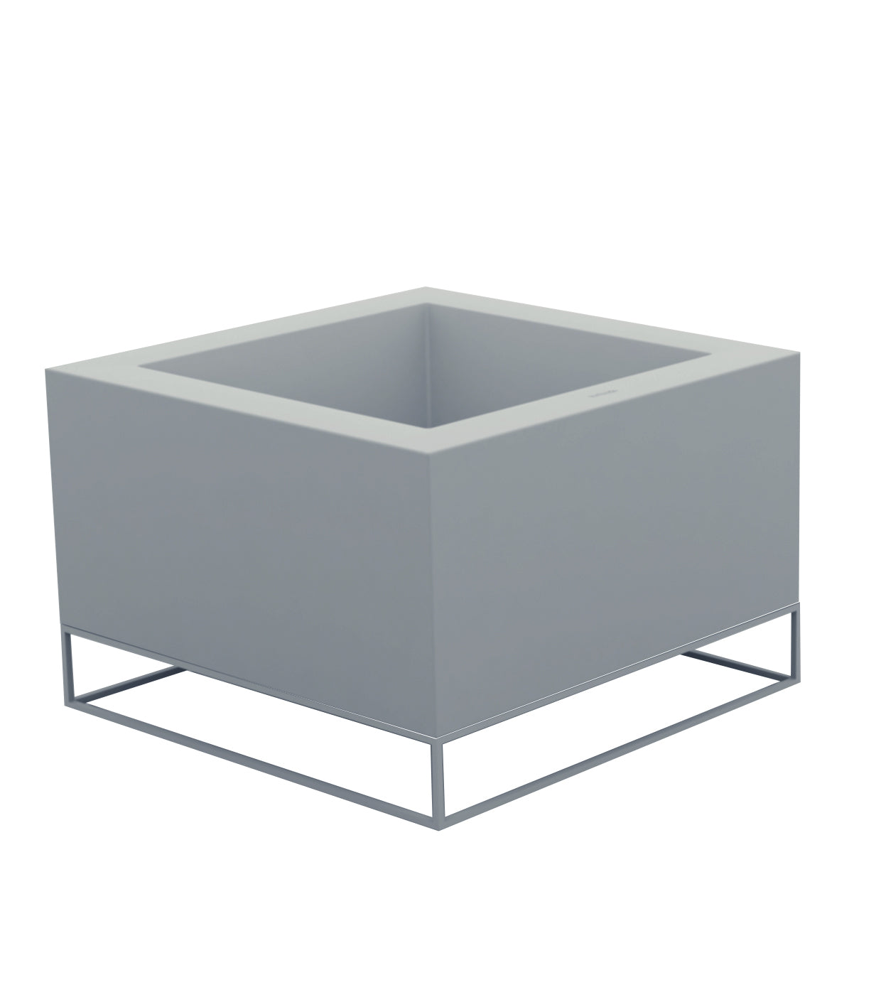 VONDOM VELA Medium Silver Pot