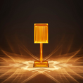 Load image into Gallery viewer, VONDOM GATSBY Amber Prisma Table Lamp
