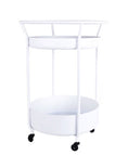 Load image into Gallery viewer, XLBOOM CORONA White Service Tray with Wheels
